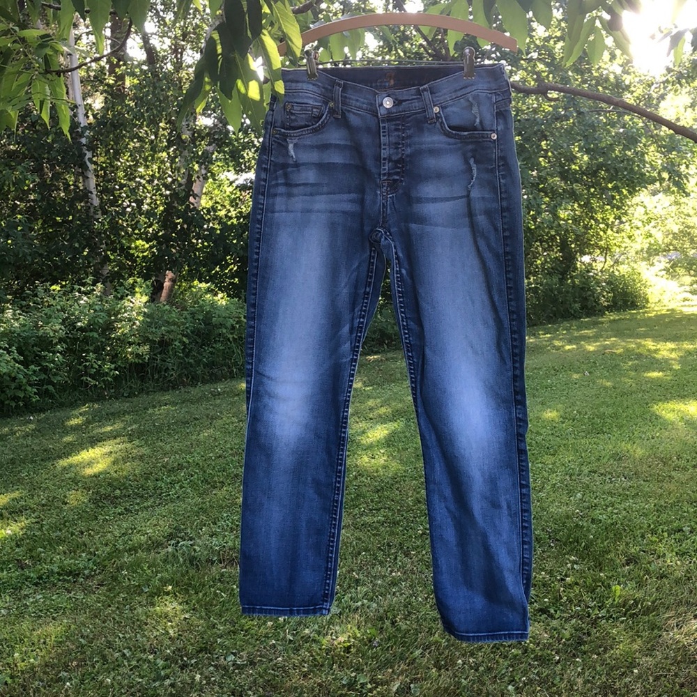 7 For All Mankind Josefina Skinny Boyfriend 28